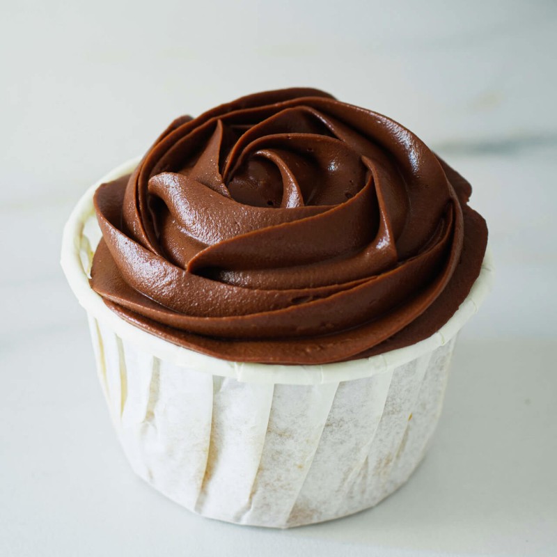 Cupcake Tonka-Chocolat noir à l'unité