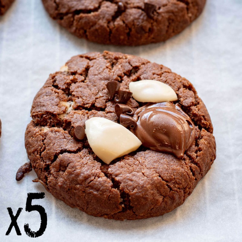 5 x Cookie 3 chocolats