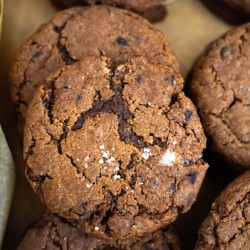 Cookie Choco-Fleur de sel à...