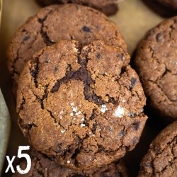 5 x Cookie Choco-Fleur de sel